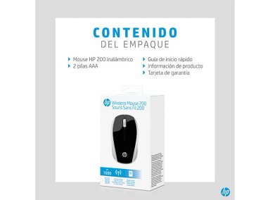 MOUSE HP 200 SILVER WIRELESS - 6