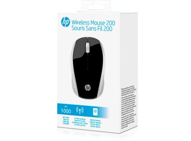 MOUSE HP 200 SILVER WIRELESS - 7