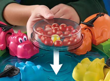 JUEGO DE MESA HASBRO GAMING HIPPOS GLOTONES - 13