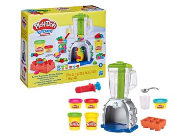SET DE JUEGO PLAY DOH KITCHEN CREATIONS LICUADORA DE BATIDOS COLORIDOS - 2