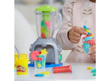 SET DE JUEGO PLAY DOH KITCHEN CREATIONS LICUADORA DE BATIDOS COLORIDOS - 9
