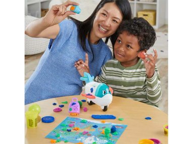 SET DE JUEGO PLAY DOH PRIMERAS CREACIONES CON EL AVION - 12
