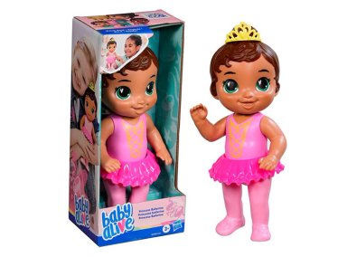 MUÑECA BABY ALIVE PRINCESA BAILARINA CABELLO CASTAÑO - 2