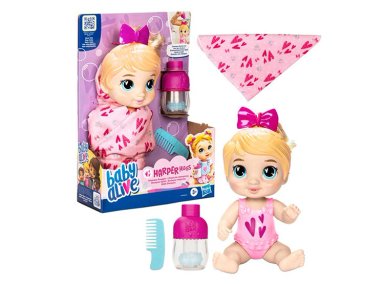 MUÑECA BABY ALIVE BURBUJAS RELAJANTES HARPER HUGS CABELLO RUBIO - 1