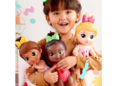 MUÑECA BABY ALIVE BURBUJAS RELAJANTES HARPER HUGS CABELLO RUBIO - 6