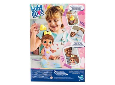 MUÑECA BABY ALIVE BURBUJAS RELAJANTES SOPHIA SPARKLE CABELLO CASTAÑO - 16