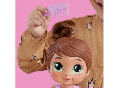 MUÑECA BABY ALIVE BURBUJAS RELAJANTES SOPHIA SPARKLE CABELLO CASTAÑO - 9