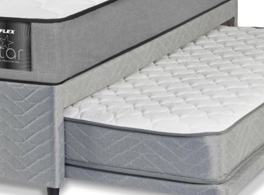 CAMA DIVAN FLEX STAR 1 PLAZA GRIS - 3