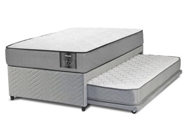 CAMA DIVAN FLEX STAR 1.5 PLAZAS GRIS - 2