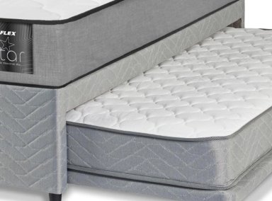 CAMA DIVAN FLEX STAR 1.5 PLAZAS GRIS - 3