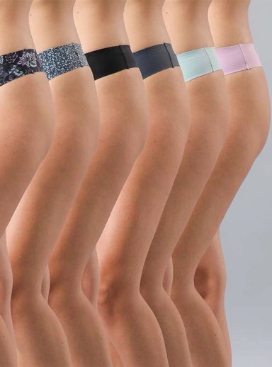 6 PACK COLALESS MUJER FLORES 25327 - 1