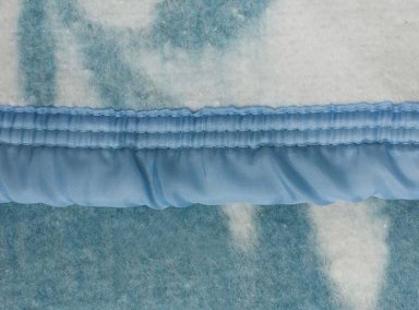 FRAZADA ANDES RAMA JACQUARD 1 PLAZA 210 X 140 CM CELESTE - 3