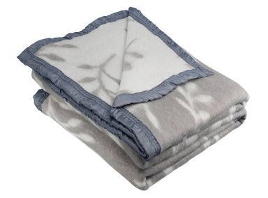 FRAZADA ANDES RAMA JACQUARD 1 PLAZA 210 X 140 CM GRIS - 1