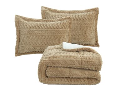 PLUMON ANDES JACQUARD CHIPORRO BEIGE 1.5 PL - 2