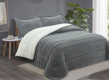 PLUMON ANDES JACQUARD CHIPORRO GRIS 2 PL - 1