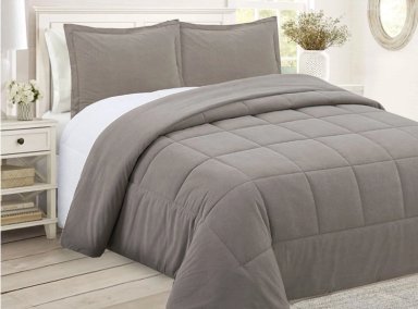 PLUMÓN ANDES CORDUROY 2 PLAZAS BEIGE SHERPA - 1