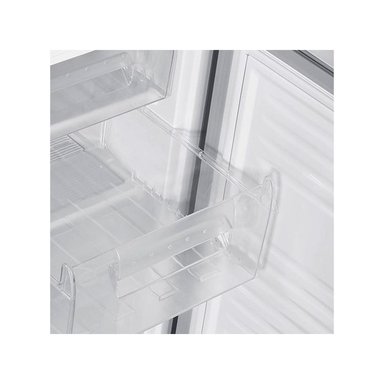 REFRIGERADOR BOTTOM FREEZER LIBERO LRB-260DFIW 240L FRIO DIRECTO ACERO - 9