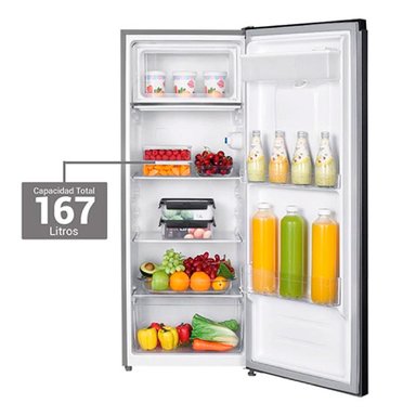 REFRIGERADOR MONOPUERTA LIBERO LRM-178DFNW 167L FRIO DIRECTO NEGRO - 3