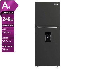 REFRIGERADOR TOP FREEZER LIBERO LRT-265NFNW 248L NO FROST NEGRO - 1