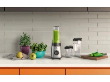 LICUADORA MADEMSA MBL30 300W 0.6 L GRIS  - 6
