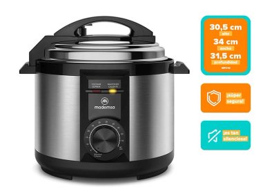 OLLA MULTICOCCIÓN MADEMSA MPC10 900W 5 L GRIS - 8