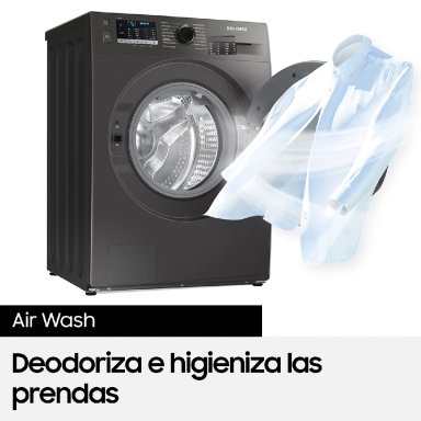 LAVADORA SECADORA SAMSUNG BE SPOKE WD14BB904DGB 14KG/9KG NEGRO - 7