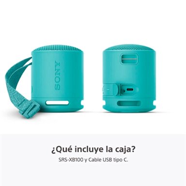 PARLANTE BLUETOOTH SONY PORTATIL XB100 SRS-XB100 AZUL - 11