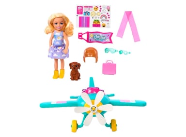 SET DE JUEGO BARBIE CHELSEA PILOTO DE AVION - 1