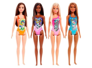 MUÑECA BARBIE FASHION & BEAUTY PLAYA SORPRESA / MODELO ALEATORIO - 1