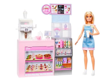 BARBIE PROFESIONES SET DE JUEGO DIVERSIÓN EN LA CAFETERÍA - 1
