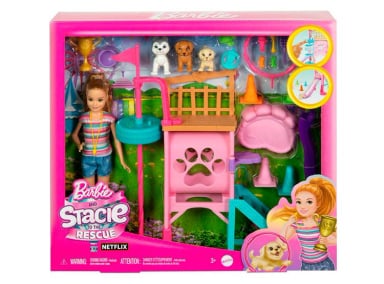SET DE JUEGO BARBIE STACIE AL RESCATE ENTRENADORA DE CACHORRITOS - 7