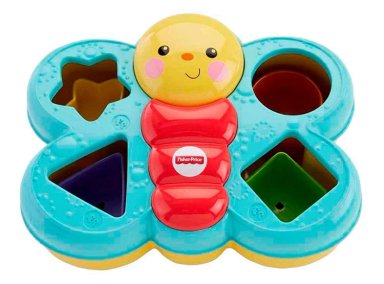 JUGUETE HABILIDAD BEBÉ FISHER PRICE MARIPOSA DE BLOQUES DIVERTIDOS - 2