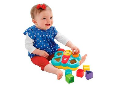 JUGUETE HABILIDAD BEBÉ FISHER PRICE MARIPOSA DE BLOQUES DIVERTIDOS - 4