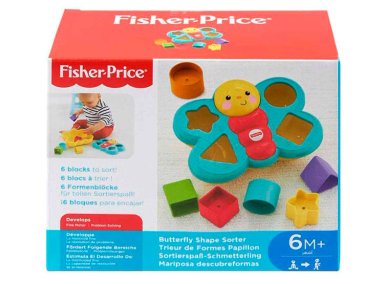 JUGUETE HABILIDAD BEBÉ FISHER PRICE MARIPOSA DE BLOQUES DIVERTIDOS - 5