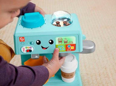 FISHER-PRICE RÍE Y APRENDE JUGUETE PARA BEBÉS MI PRIMERA MÁQUINA DE CAFÉ - 4