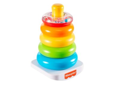 JUGUETE HABILIDAD BEBÉ FISHER PRICE PILA DE ARITOS - 2