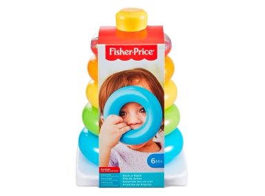 JUGUETE HABILIDAD BEBÉ FISHER PRICE PILA DE ARITOS - 6