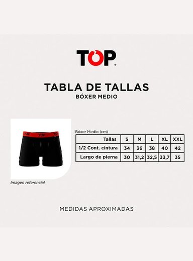 PACK X3 BÓXER HOMBRE TOP  - 5