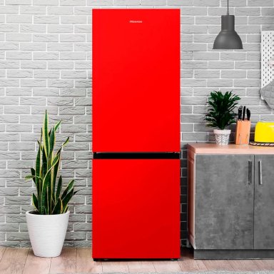 REFRIGERADOR BOTTOM FREEZER HISENSE RB215NR 165L FRÍO DIRECTO ROJO - 5