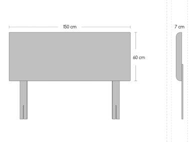 JUEGO DE DORMITORIO CELTA CAMA EUROPEA NICTE BD 2 PLAZAS GRAFITO + RESPALDO - 5