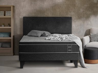 JUEGO DE DORMITORIO CELTA CAMA EUROPEA NICTE BD 2 PLAZAS GRAFITO + RESPALDO - 6