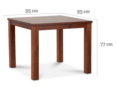 JUEGO DE COMEDOR CIC ÑUBLE 4 SILLAS CARAMELO NEGRO - 9