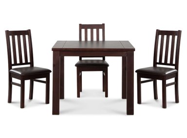 JUEGO DE COMEDOR CIC ÑUBLE 4 SILLAS CHOCOLATE NEGRO - 5