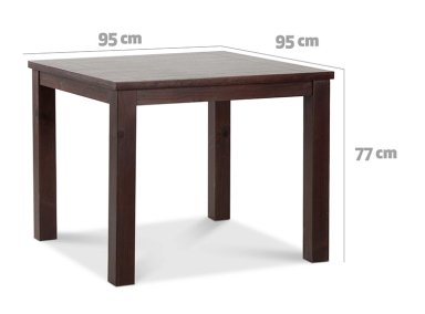 JUEGO DE COMEDOR CIC ÑUBLE 4 SILLAS CHOCOLATE NEGRO - 9