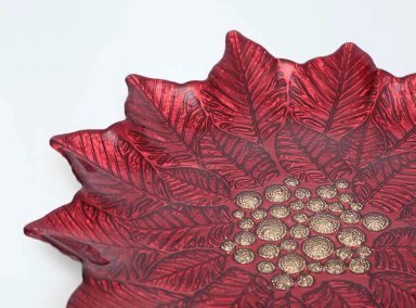 PLATO RIPLEY HOME FLOR POINSETTIA L ROJO - 2