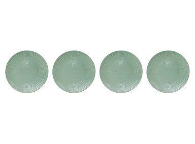 SET PLATOS RIPLEY HOME SPIRAL FONDO AQUA 4 PIEZAS - 1