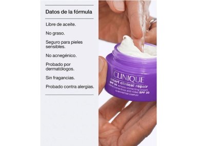 CREMA CLINIQUE GEL ANTIEDAD SMART CLINICAL REPAIR WRINKLE CORRECTING SPF 30 50 ML - 7