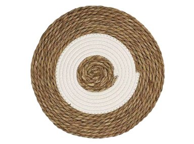 SET 4 INDIVIDUALES MAISON LINETT ARENA BLANCO - 2