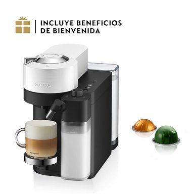 CAFETERA NESPRESSO CÁPSULA VERTUO LATTISSIMA BLANCO - 1