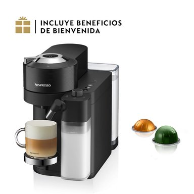 CAFETERA NESPRESSO CÁPSULA VERTUO LATTISSIMA NEGRO - 1